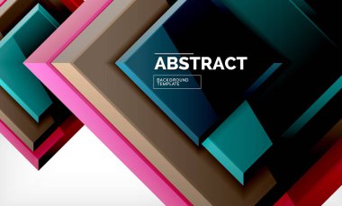 Kare geometrik arka plan