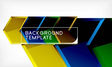 Soyut parlak techno oklar arka plan