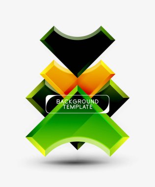 Geometrik şekiller soyut arkaplan