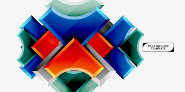 Geometrik şekiller soyut arkaplan