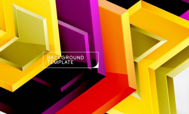 Soyut parlak techno oklar arka plan