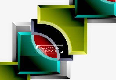 Geometrik şekiller soyut arkaplan