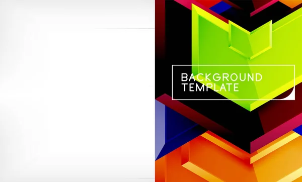 Abstrakte glänzende Techno-Pfeile Hintergrund — Stockvektor
