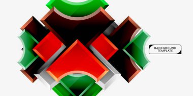 Geometrik şekiller soyut arkaplan