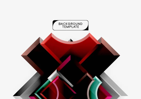 Formas geométricas fondo abstracto — Archivo Imágenes Vectoriales