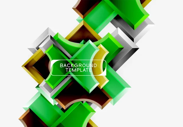 Modern geometrisk abstrakt bakgrund — Stock vektor