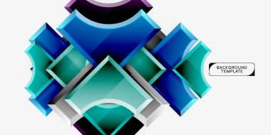 Geometrik şekiller soyut arkaplan