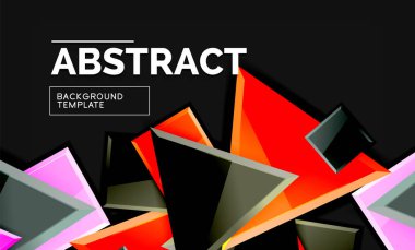 Parlak stil geometrik arka plan