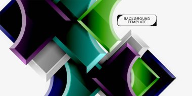 Geometrik şekiller soyut arkaplan