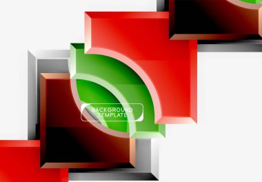 Geometrik şekiller soyut arkaplan