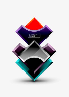 Modern geometrik soyut arkaplan