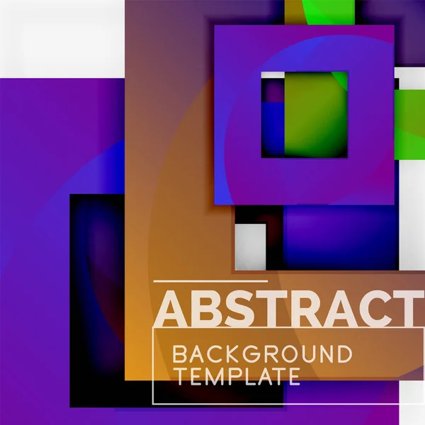 Modern geometric abstract background — Stock Vector