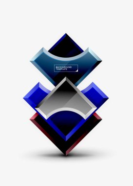 Modern geometrik soyut arkaplan