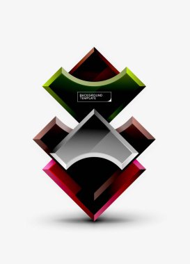 Modern geometrik soyut arkaplan