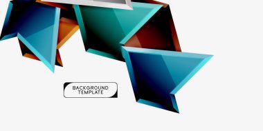 Geometrik minimal tasarım arka planı