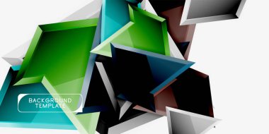 Geometrik minimal tasarım arka planı