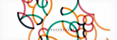 Soyut renkli çizgili beyaz. Modern renkli poster dalga. Projeniz için sanat tasarım