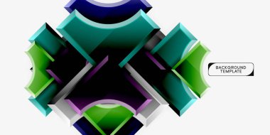 Geometrik şekiller soyut arkaplan