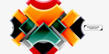 Geometrik şekiller soyut arkaplan