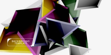 Geometrik minimal tasarım arka planı