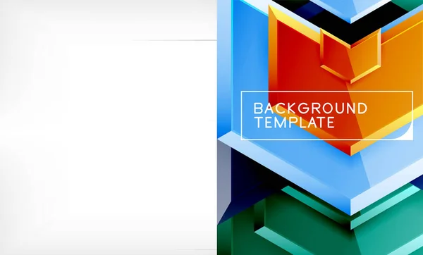 Techno Pfeil Hintergrund, Template Design — Stockvektor