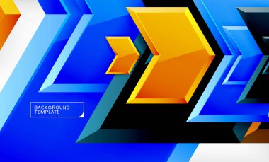 Parlak parlak oklar arka plan, temiz modern geometrik tasarım, fütüristik kompozisyon