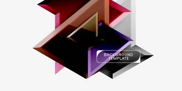 Geometrisk minimal design bakgrund — Stock vektor