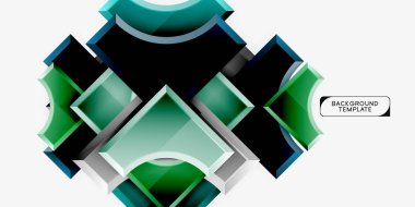 Geometrik şekiller soyut arkaplan