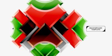 Geometrik şekiller soyut arkaplan