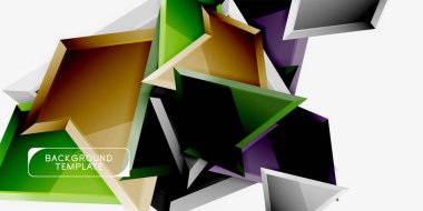 Geometrik minimal tasarım arka planı