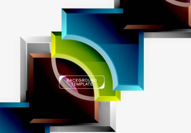 Geometrik şekiller soyut arkaplan