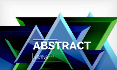 Tech futuristik geometrik 3d şekiller, minimal arka plan soyut