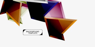 Geometrik minimal tasarım arka planı