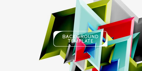 Geometrisk minimal design bakgrund — Stock vektor