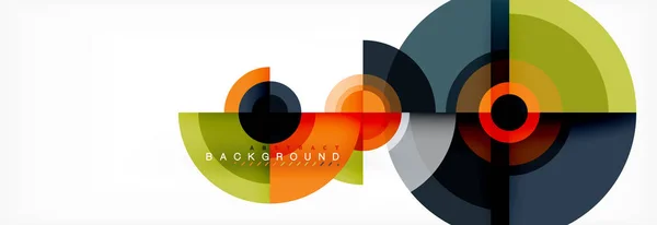 Diseño abstracto círculo de fondo — Archivo Imágenes Vectoriales