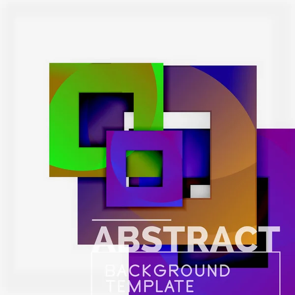 Moderne geometrische abstracte achtergrond — Stockvector