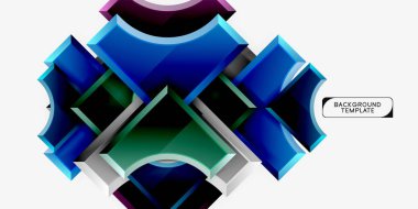 Modern geometrik soyut arkaplan