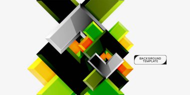 Parlak oklar geometrik arka plan