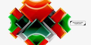 Geometrik şekiller soyut arkaplan