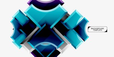 Geometrik şekiller soyut arkaplan