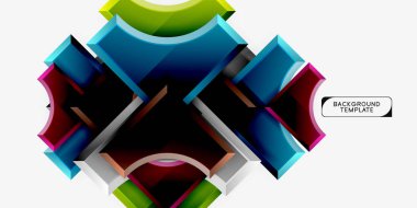 Geometrik şekiller soyut arkaplan