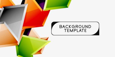 Geometrik minimal tasarım arka planı