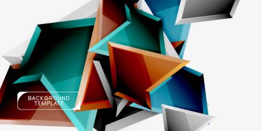 Geometrik minimal tasarım arka planı