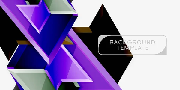 Geometrisches Minimal Design Hintergrund — Stockvektor