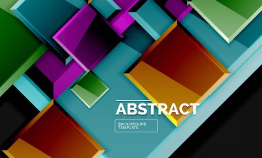 Parlak stil geometrik arka plan