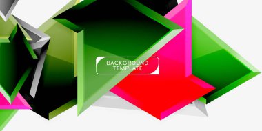 Geometrik minimal tasarım arka planı