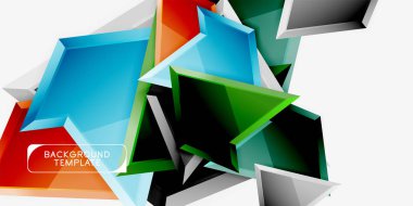 Geometrik minimal tasarım arka planı