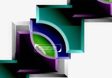 Geometrik şekiller soyut arkaplan