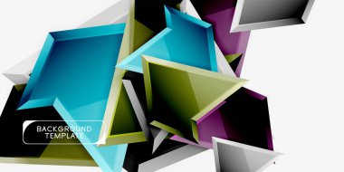 Geometrik minimal tasarım arka planı