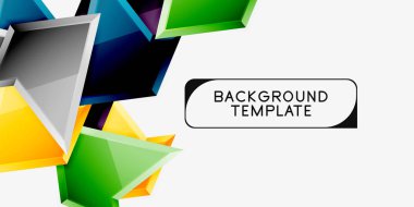 Geometrik minimal tasarım arka planı